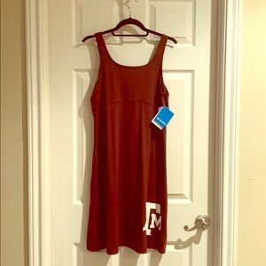 Maroon Columbia Texas A&M Collegiate Stretch Dress